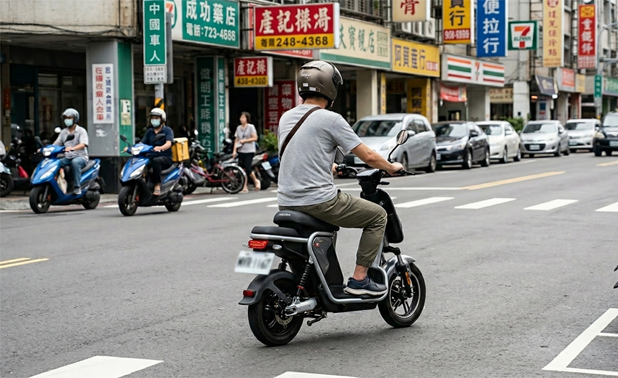 微型電動二輪車全面掛牌後才能上路