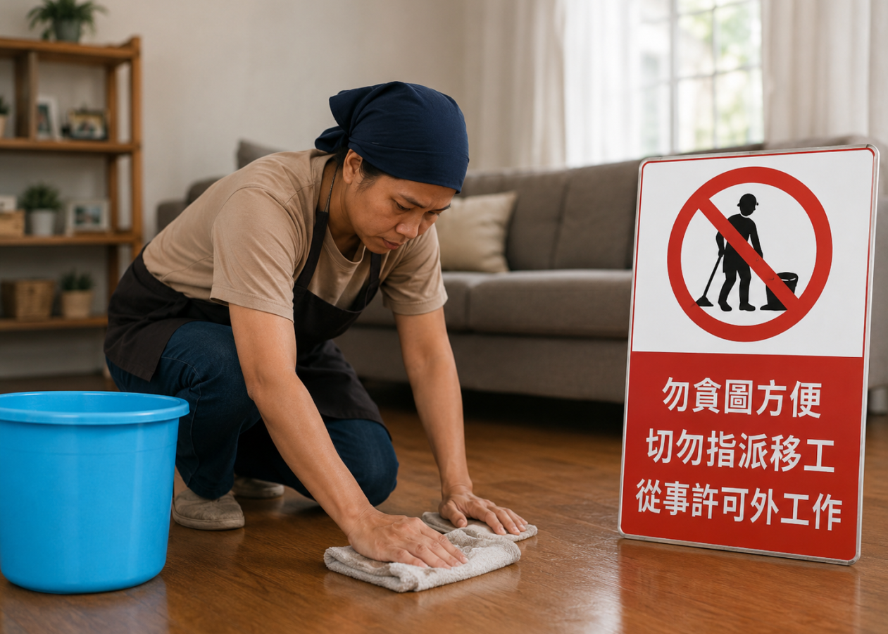 勿貪圖方便，切勿指派移工從事許可外工作
