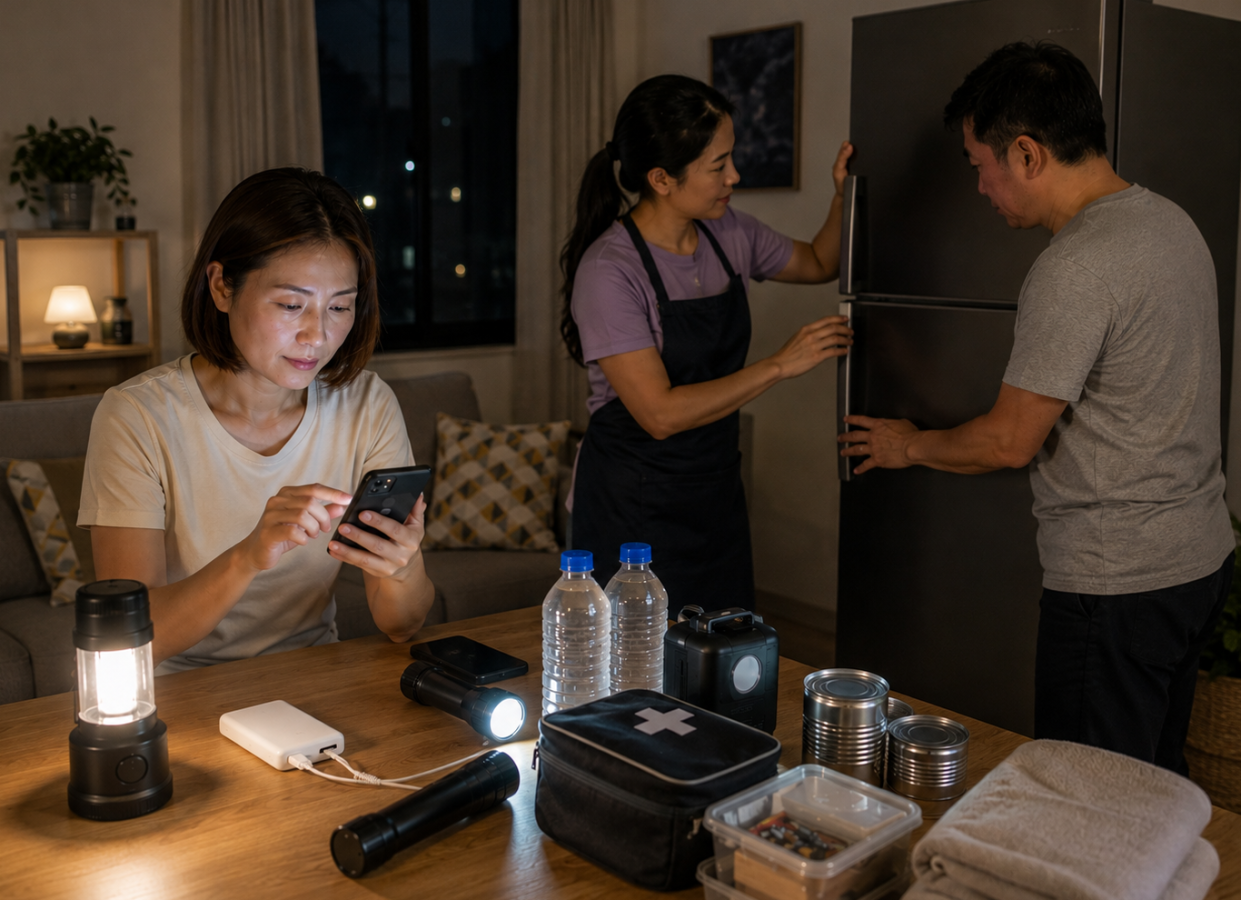停電怎麼辦？雇主與移工必看10大停電安全注意事項｜冰箱、電器、發電機與通報一次看