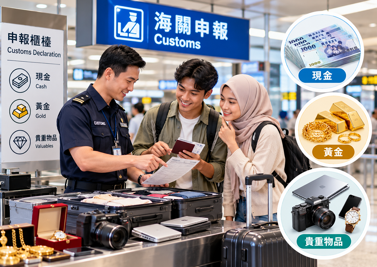 出境可以帶多少現金？出入境現金、黃金與貴重物品申報規定一次看